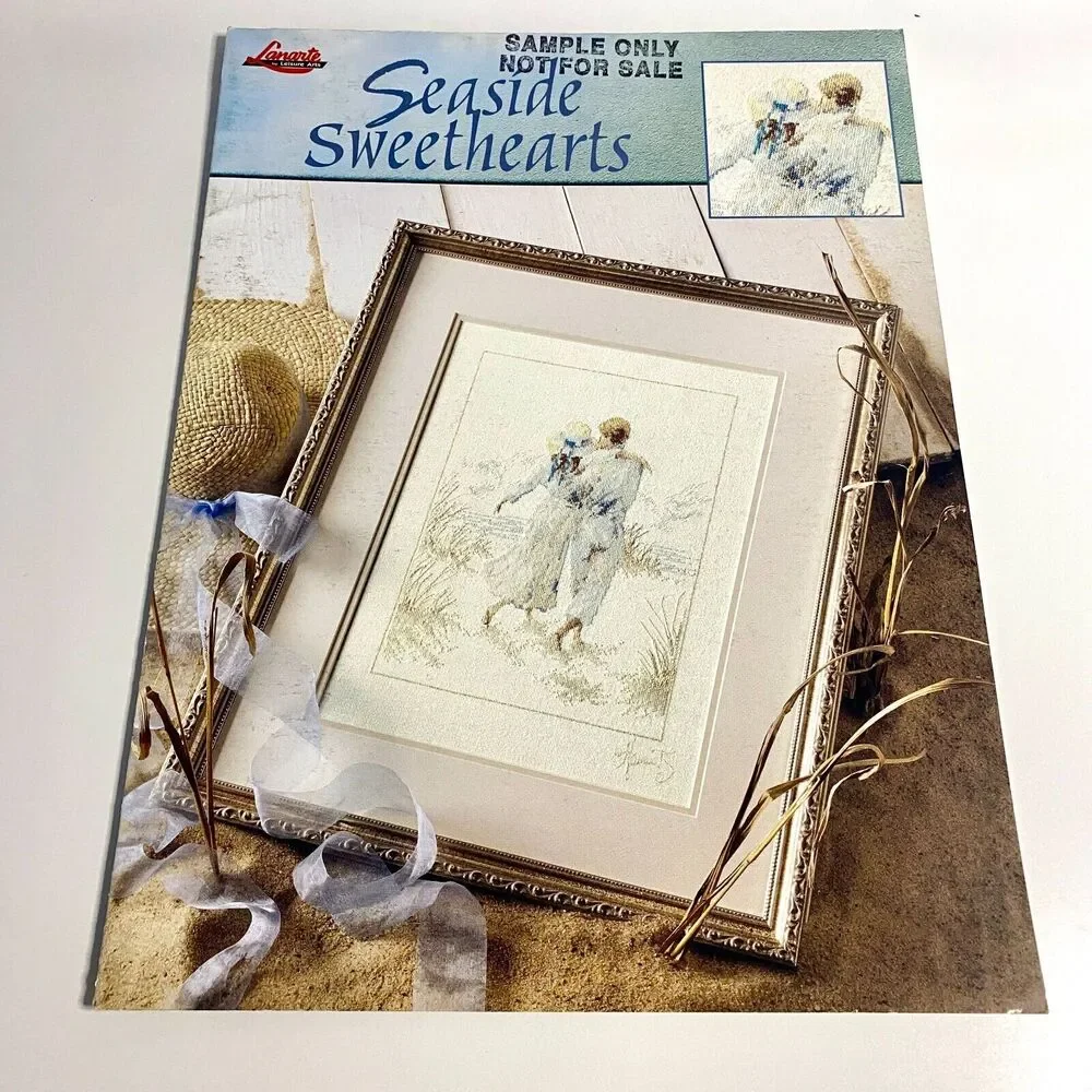 Janlynn Quiet Moments Counted Cross Stitch Seaside Sweethearts At Beach 3235